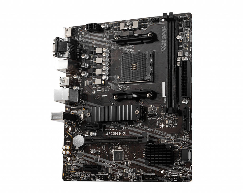 MSI A520M PRO Micro-ATX  - Carte mère MSI - Cybertek.fr - 3