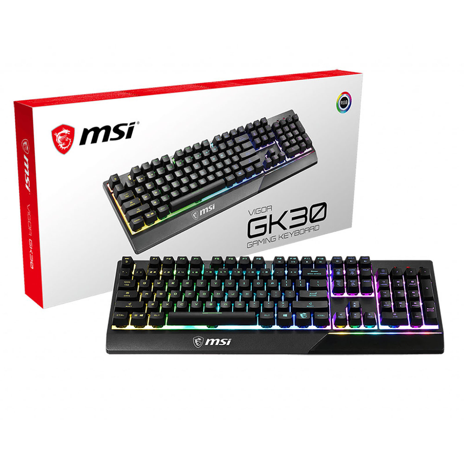 MSI Vigor GK30 - Clavier PC MSI - Cybertek.fr - 1