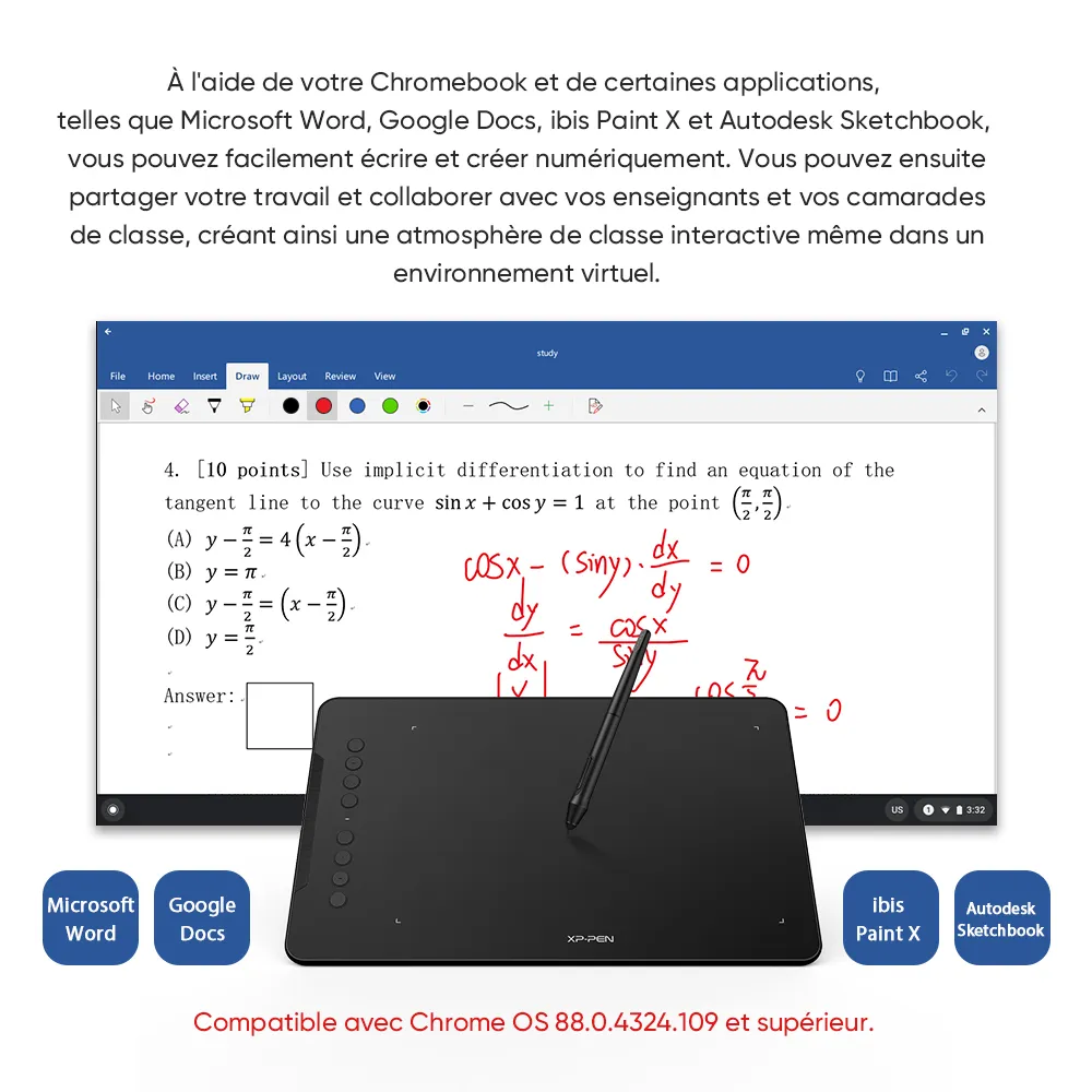 XPPEN Deco01 v2 5080LPI/10"/Noir - Tablette graphique XPPEN - 4