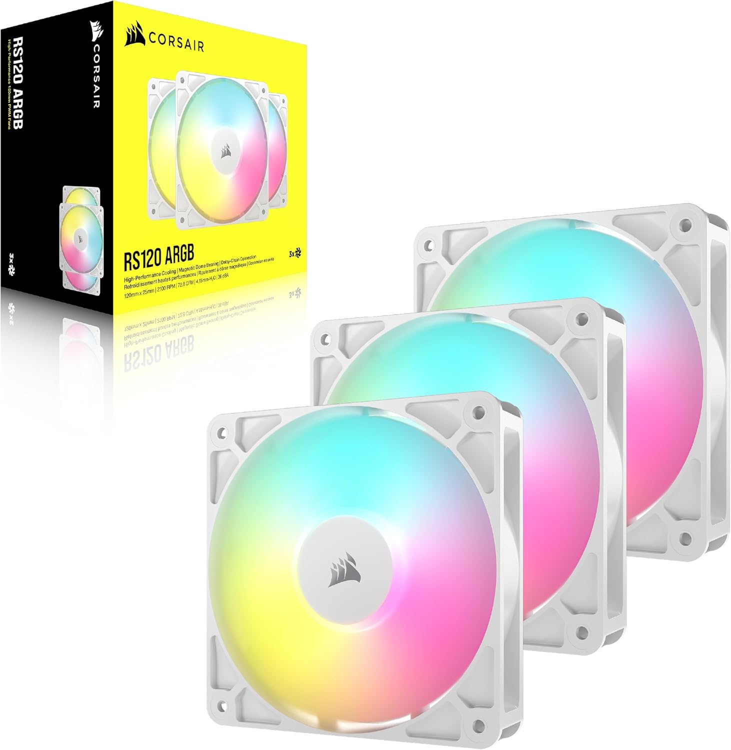 Corsair RS120 ARGB Triple pack - Ventilateur boîtier Corsair - 1