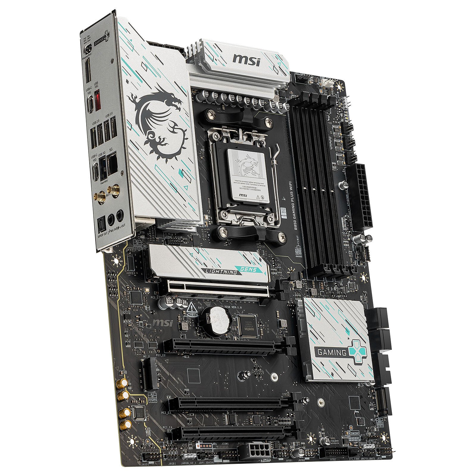 MSI B850 GAMING PLUS WIFI ATX  - Carte mère MSI - Cybertek.fr - 1