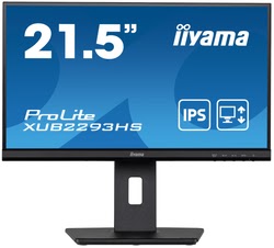 image produit Iiyama PROLITE XUB2293HS-B3 - 21.5" FHD 75Hz IPS Pivot Cybertek