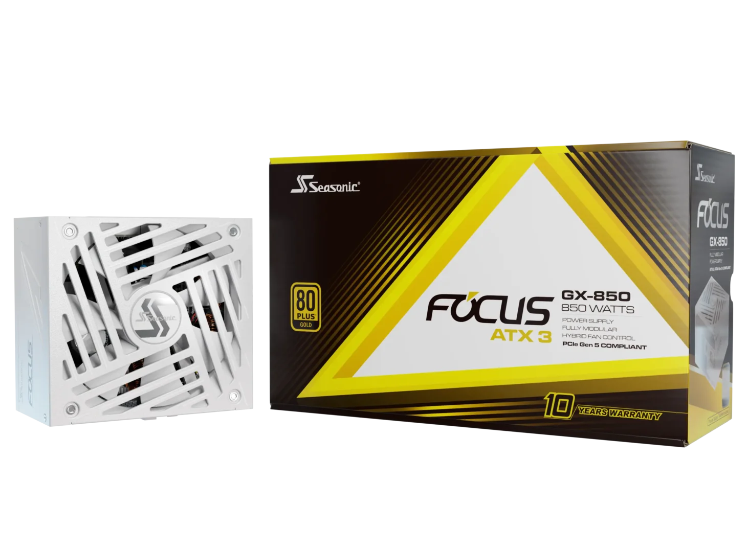 Compatible FOCUS-GX-850-V4-WHITE (850W 80+ Gold) - Alimentation - 0