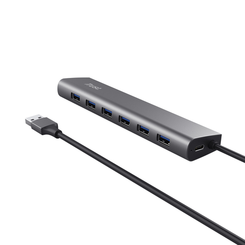 Hub USB-A HALYX 7 ports USB 3.2 - Accessoire PC portable Trust - 1