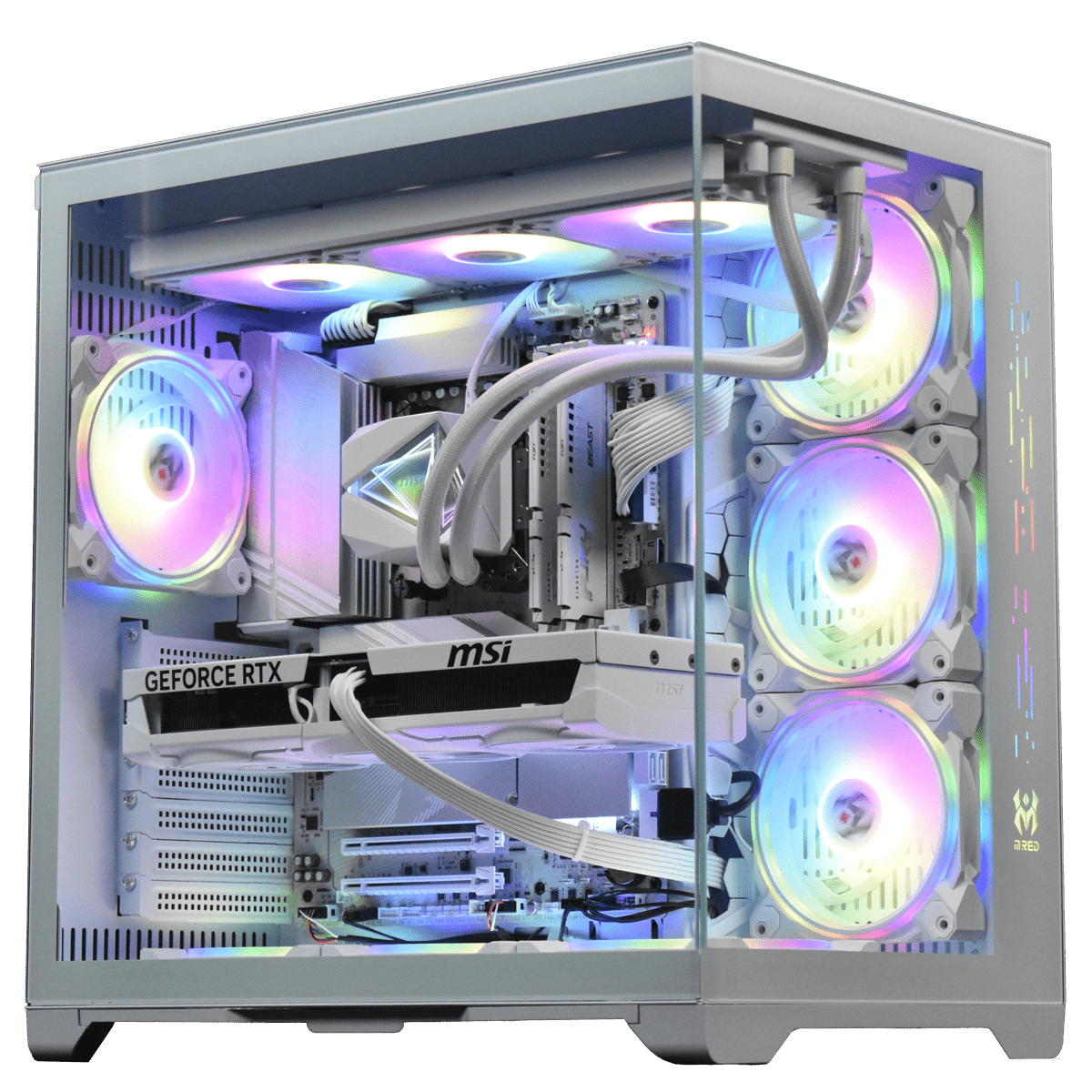 Cybertek White Crystal - R7 9800X3D/5080/32Go/1To (0125) (PCG-10602388) - Achat / Vente PC Fixe sur Cybertek.fr - 0