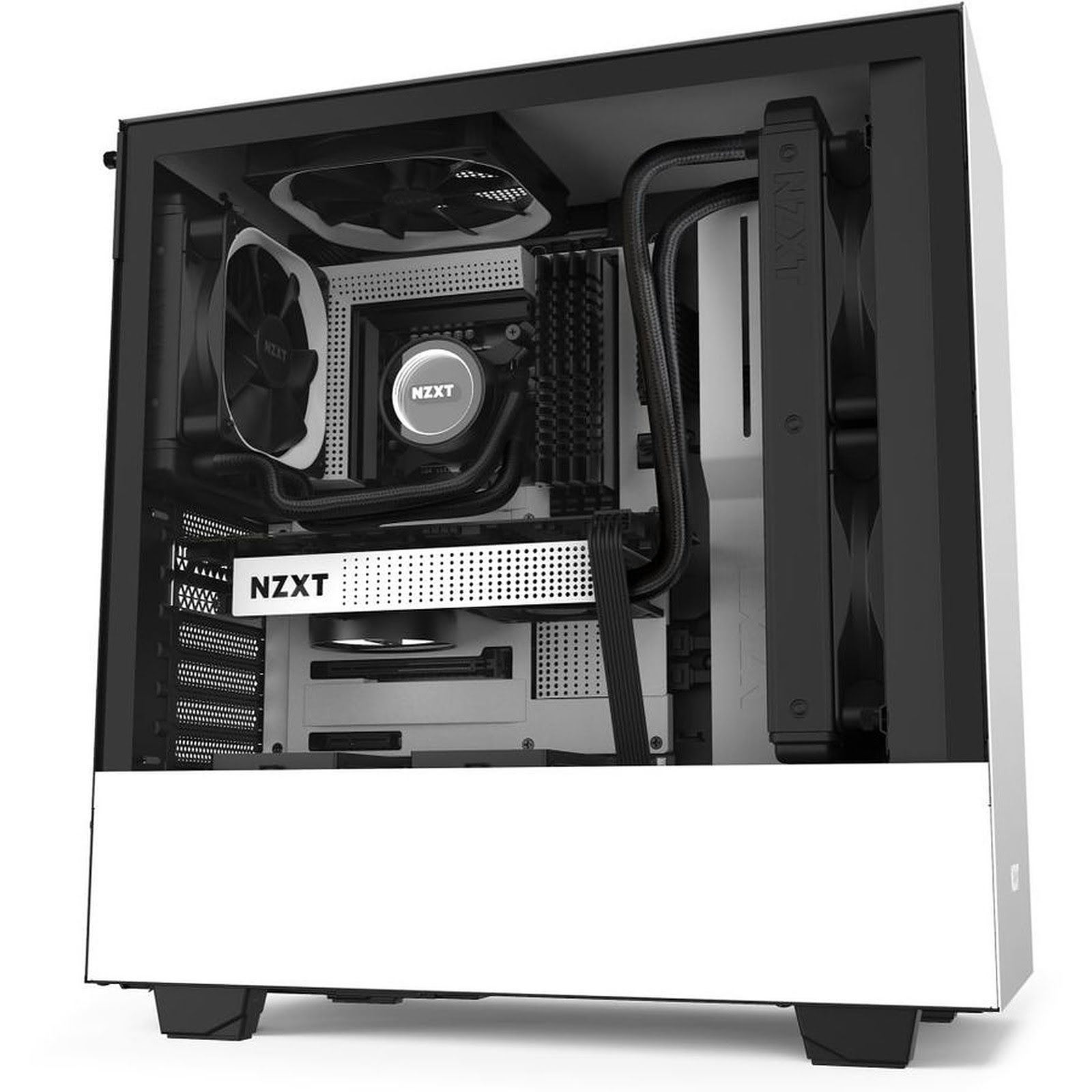 NZXT H510 Noir/Blanc Noir - Boîtier PC NZXT - Cybertek.fr - 0