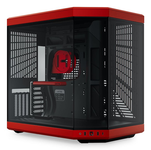 Hyte MT/Sans Alim/E-ATX Rouge - Boîtier PC Hyte - Cybertek.fr - 0