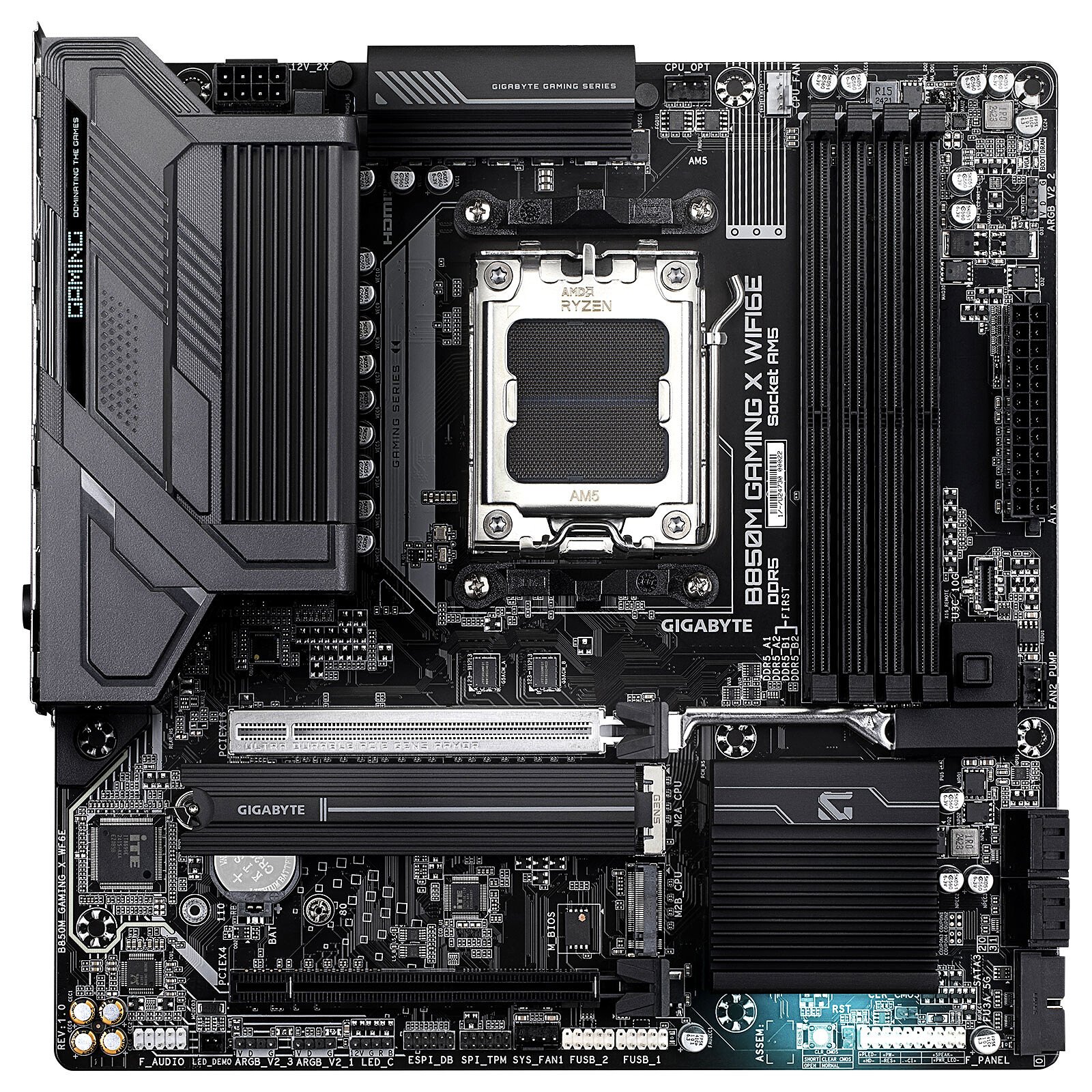 Gigabyte B850M GAMING X WF6E Micro-ATX  - Carte mère Gigabyte - 1