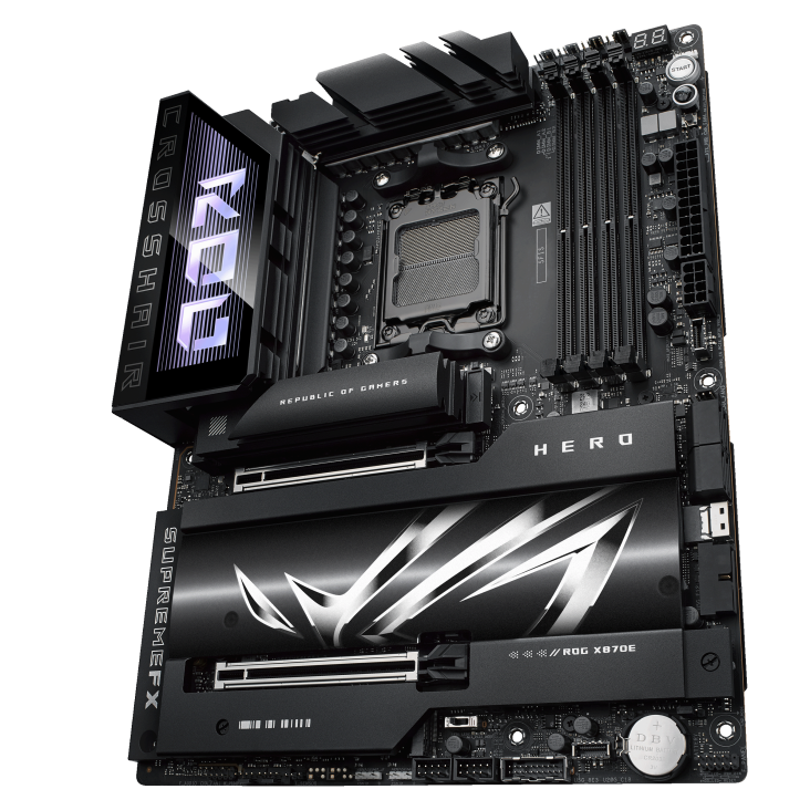 Asus ROG CROSSHAIR X870E HERO ATX  - Carte mère Asus - Cybertek.fr - 6