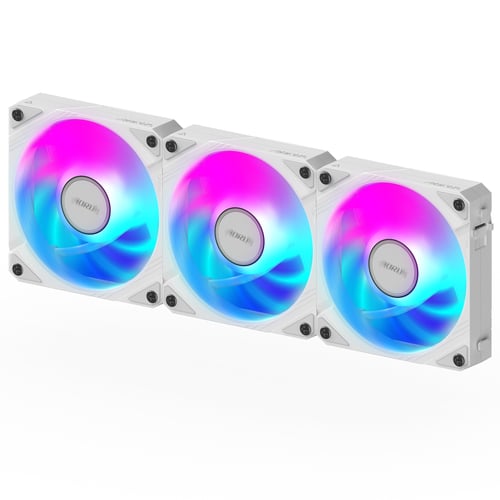 Gigabyte Aorus Ez Chain Fan ICE/Pack 3x120mm/Blanc - Ventilateur boîtier - 1