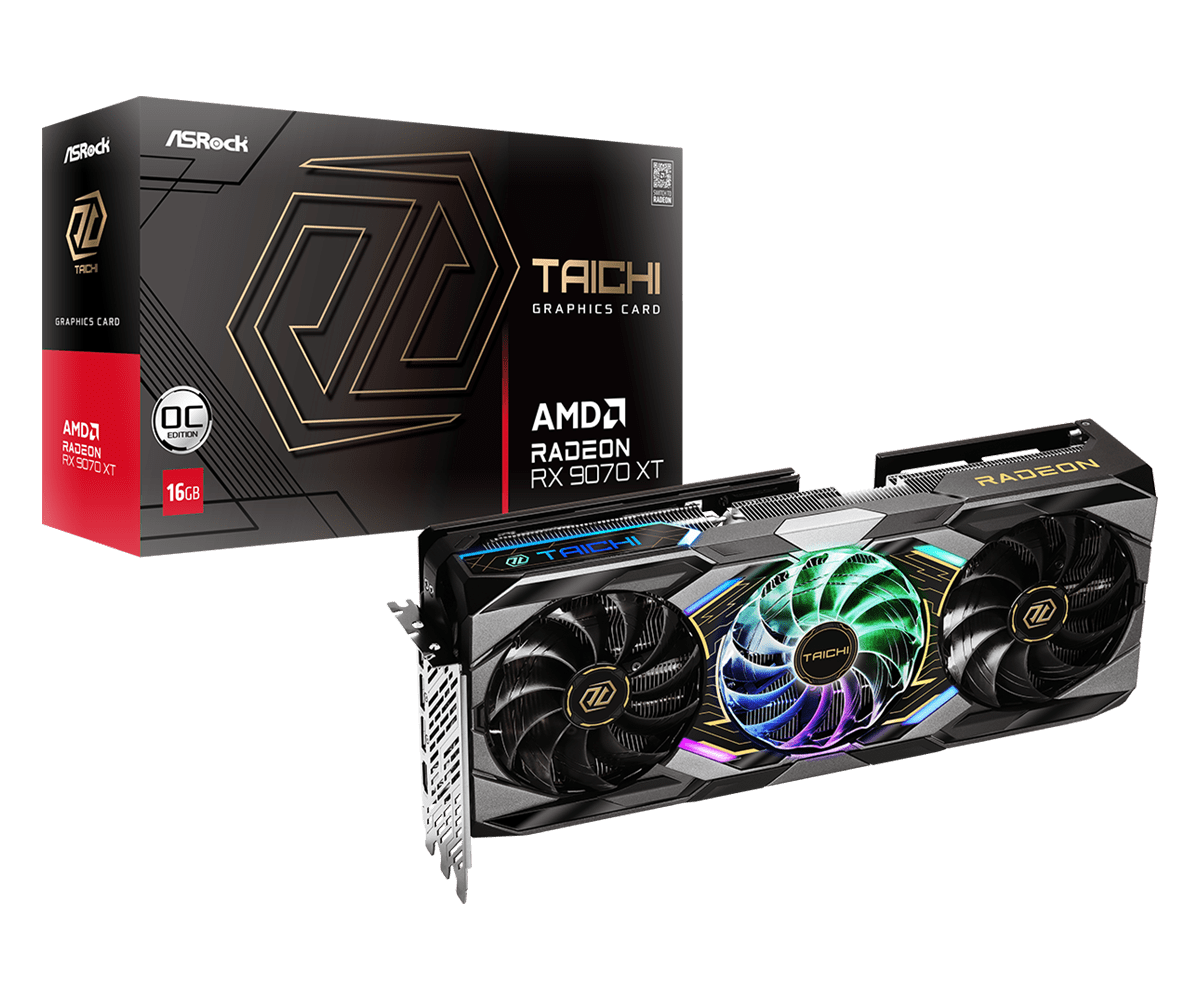 ASRock RX9070XT TC 16GO  - Carte graphique ASRock - Cybertek.fr - 0