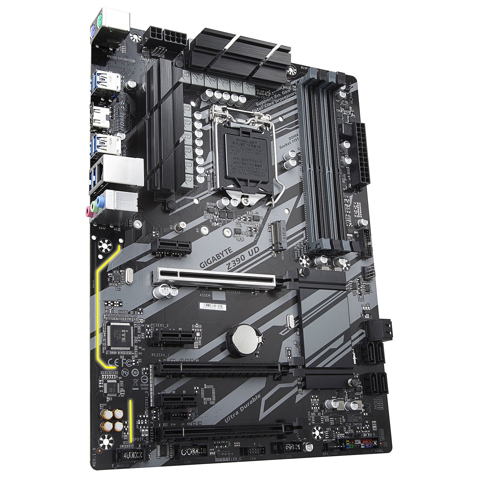 Gigabyte Z390 UD ATX  - Carte mère Gigabyte - Cybertek.fr - 3