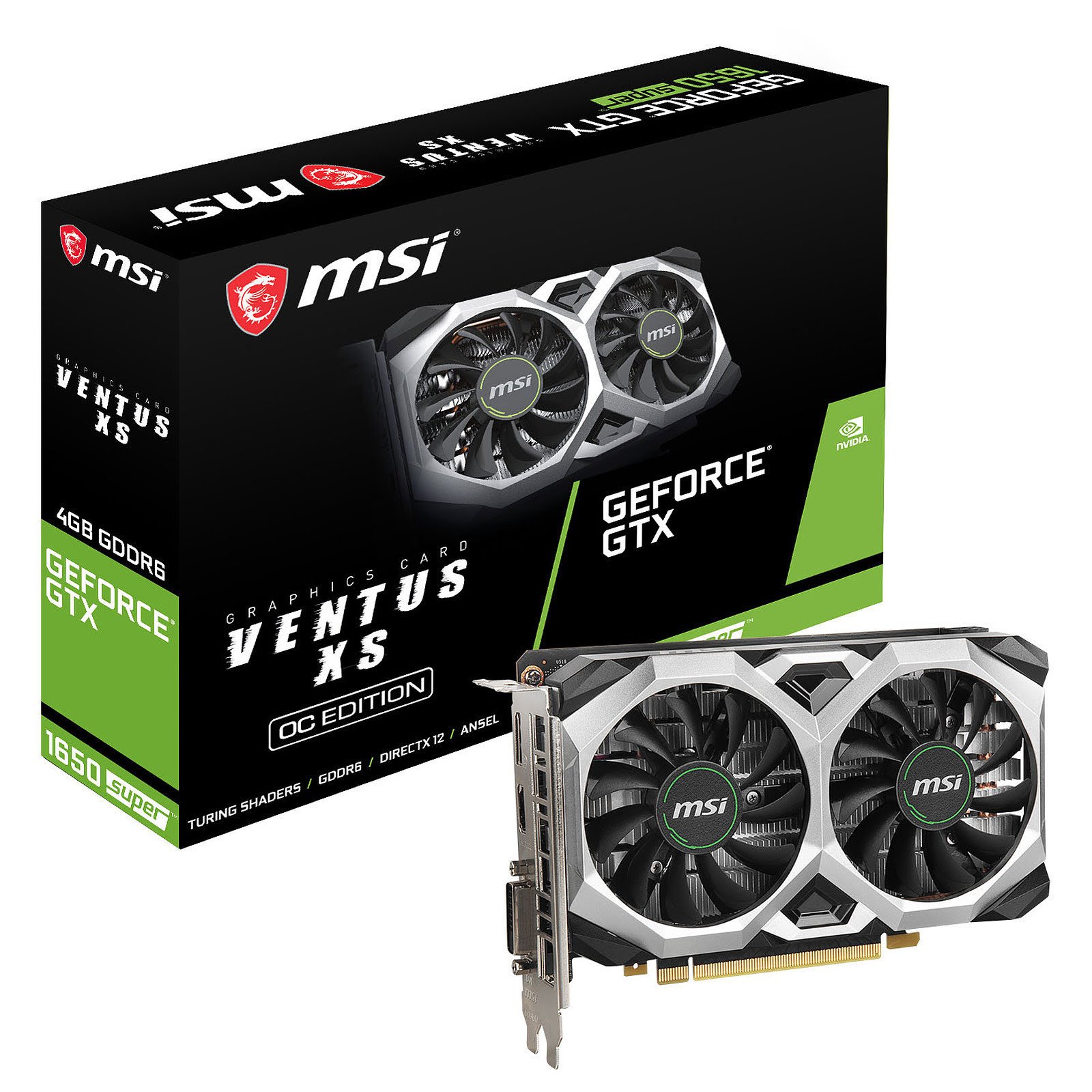 MSI GTX 1650 SUPER VENTUS XS OC  - Carte graphique MSI - 0