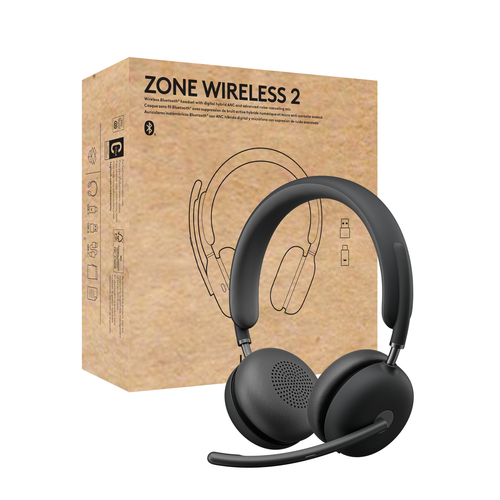 Logitech Zone Wireless 2 Stereo Gris - Micro-casque - Cybertek.fr - 0