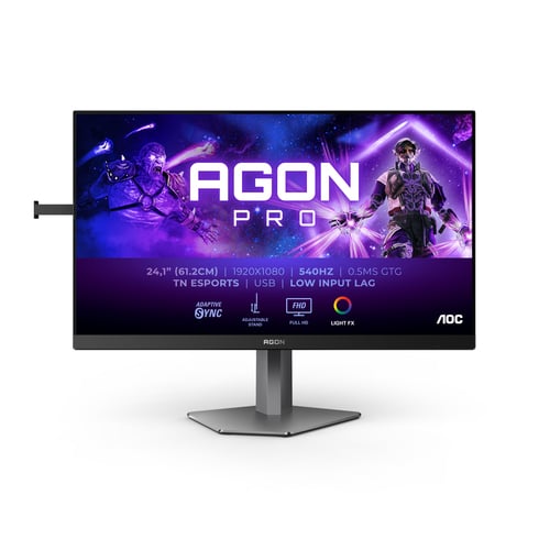 Ecran PC AOC AGON PRO AG246FK - 24.5" FHD 540Hz Ultra-Fast TN eSports 0.3ms Pivot Adaptive Sync Cybertek