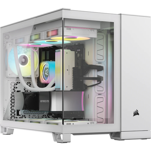 Corsair MT/SansAlim/ATX Blanc - Boîtier PC Corsair - Cybertek.fr - 2