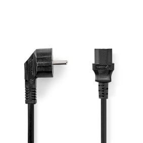 Câble d'alimentation - IEC C13 - Noir - 2m - Connectique PC - 0