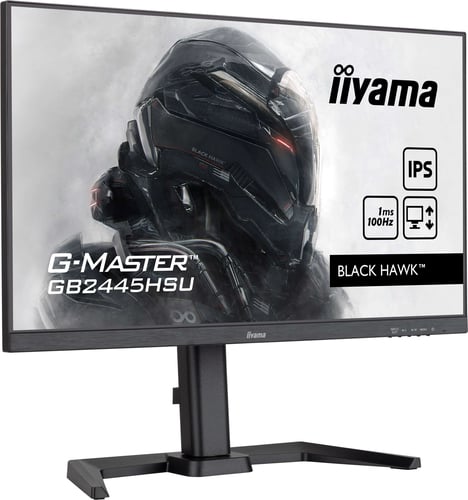 Iiyama 24"  GB2445HSU-B2 - Ecran PC Iiyama - Cybertek.fr - 2