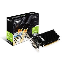 Carte graphique MSI GeForce GT 710 2GD3H LP Cybertek