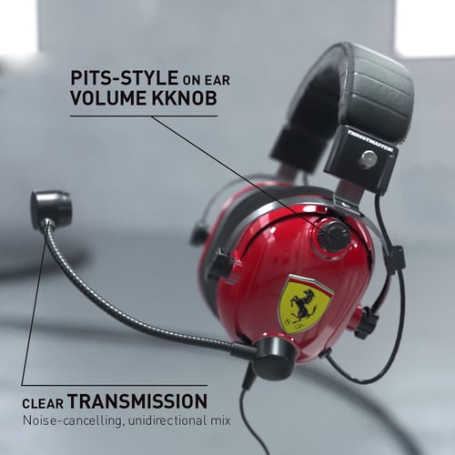 ThrustMaster FERRARI T Stereo Rouge - Micro-casque - Cybertek.fr - 10