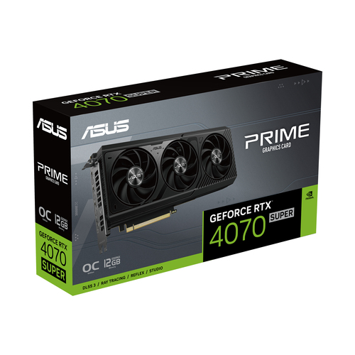 Asus GeForce RTX 4070 SUPER PRIME-RTX4070S-O12G - Carte graphique - 11