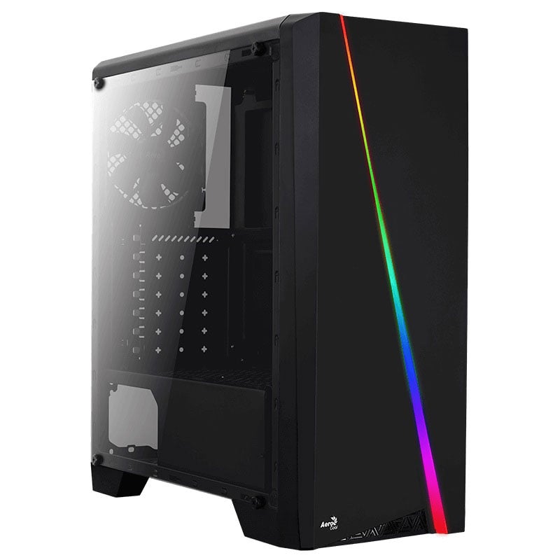 Aerocool Cylon RGB Black Noir - Boîtier PC Aerocool - Cybertek.fr - 0