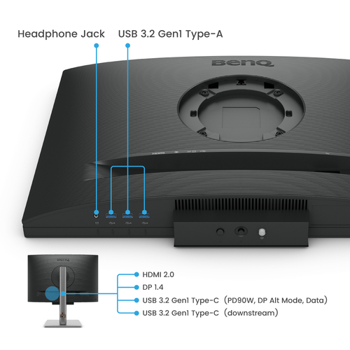 BenQ 24 pouces  9H.LLXLA.TBE - Ecran PC BenQ - Cybertek.fr - 4