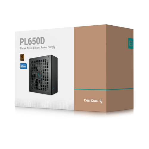 Deepcool PL650D - ATX 3.0 650W - 80+ Bronze - Noir (R-PL650D-FC0B-EU-V2) - Achat / Vente Alimentation sur Cybertek.fr - 5