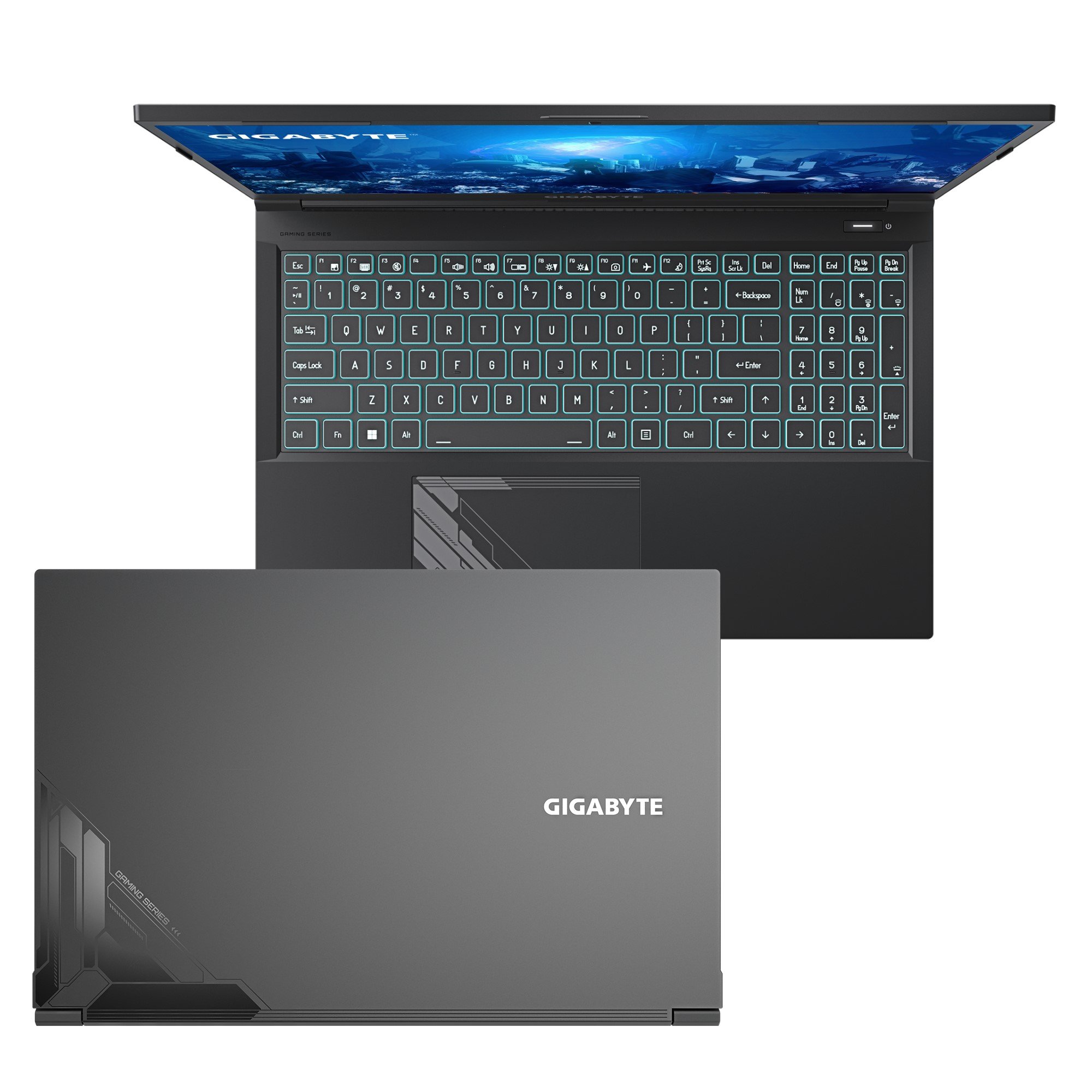 Gigabyte MF5-H2FR354KH + GS27F + COMBO-HYDRO-BKG/FR - PC portable - 1