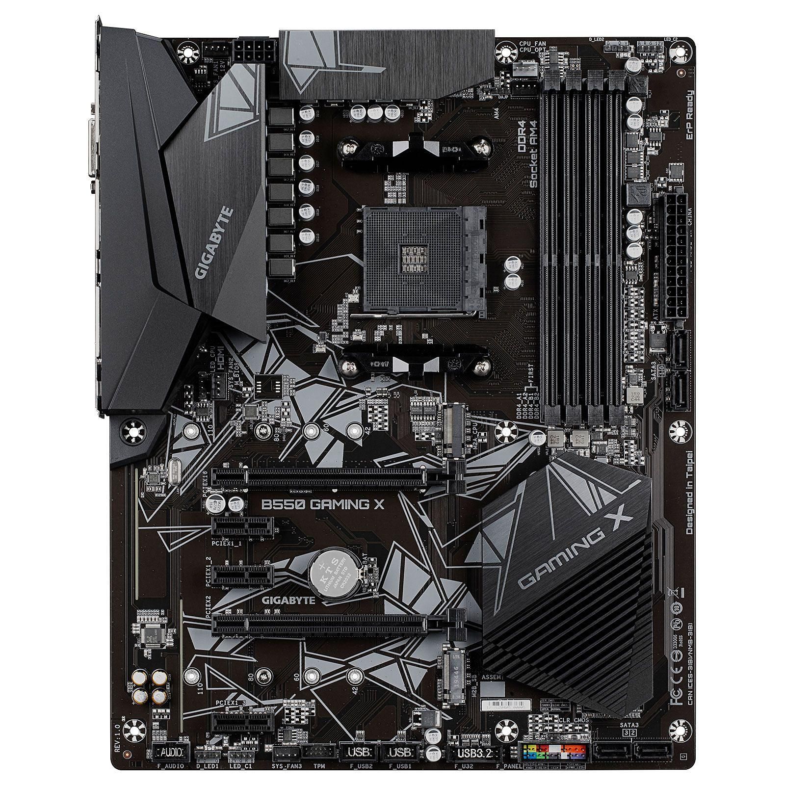 Gigabyte b550 gaming x совместимость процессоров