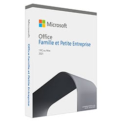 Logiciel suite bureautique Microsoft Office Famille/Petite Entreprise 2021  Cybertek