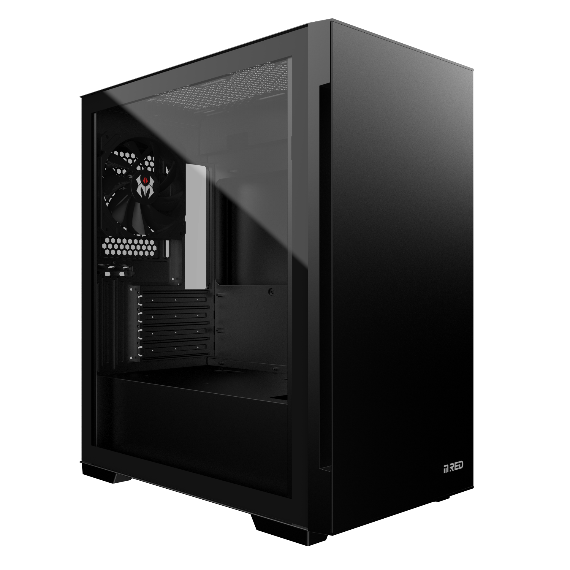 Boîtier PC M.RED Mercury Noir V2 - MT/Sans Alim/mATX Cybertek