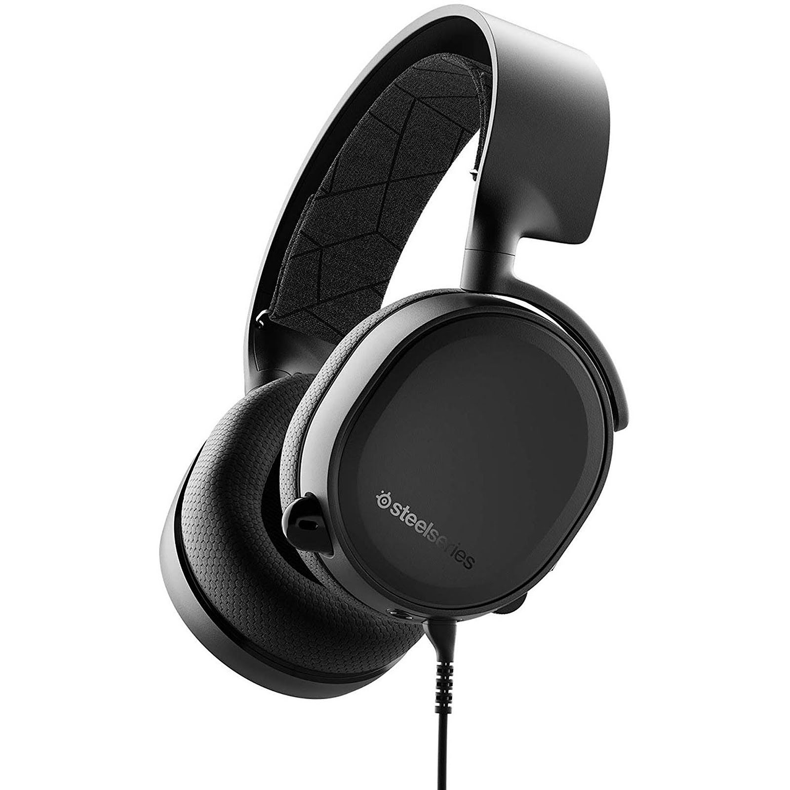 SteelSeries Arctis 3 Noir Stereo Noir - Micro-casque - Cybertek.fr - 0