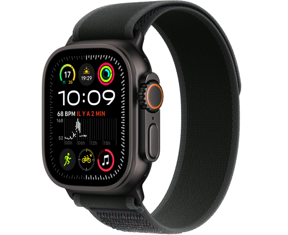 Apple Watch Ultra 2 GPS + Cellular 49mm Titane Noir M/L (MX4V3NF/A) - Achat / Vente Objet connecté / Domotique sur Cybertek.fr - 0