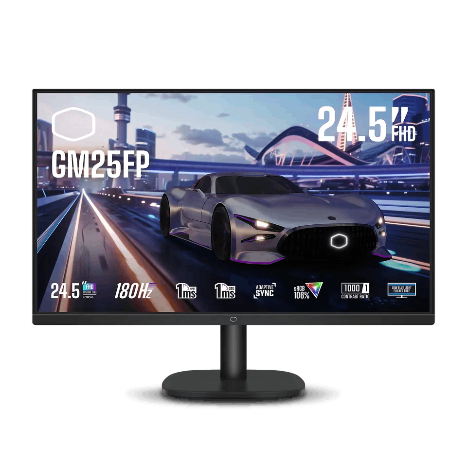 image produit Cooler Master GM25FP - 24.5" FHD 180Hz IPS 1ms Adaptive Sync Cybertek