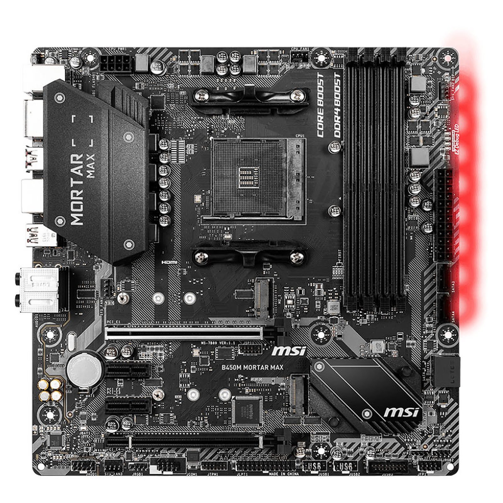 MSI B450M MORTAR MAX Micro-ATX  - Carte mère MSI - Cybertek.fr - 4