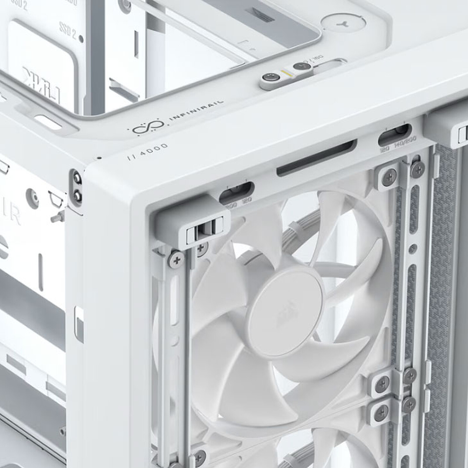 Corsair Frame 4000D RS Blanc Blanc - Boîtier PC Corsair - 1