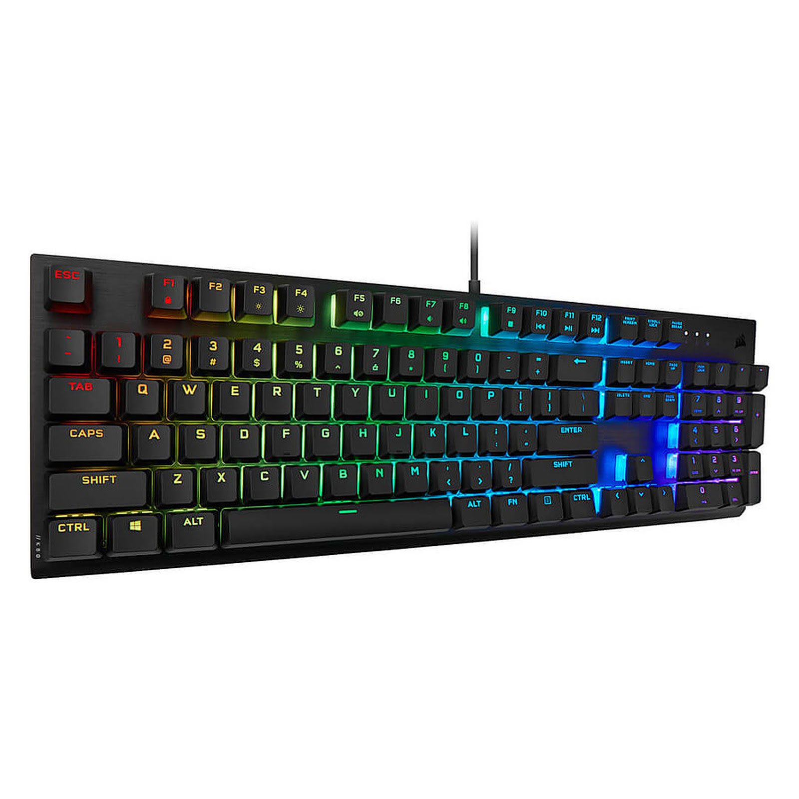 Corsair K60 RGB PRO MX Cherry Low Profile CH-910D018-FR - Clavier PC - 2