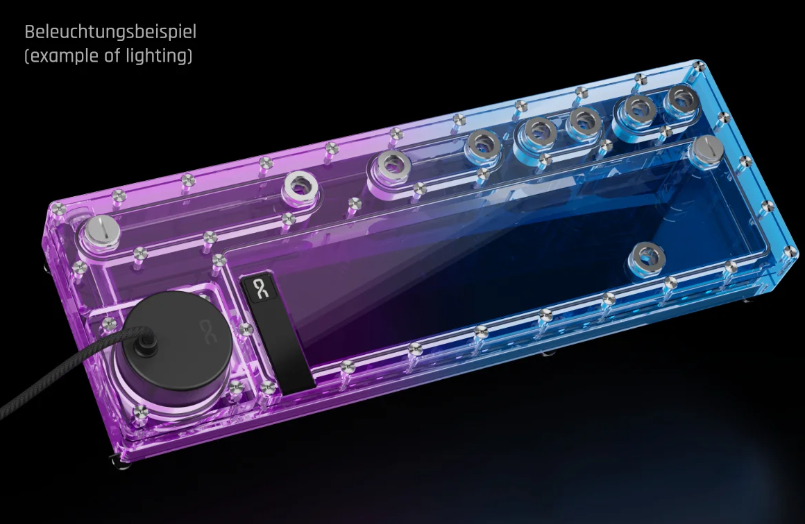 Alphacool Core Distro Plate 420 Left D5 avec pompe VPP Apex - Watercooling - 1