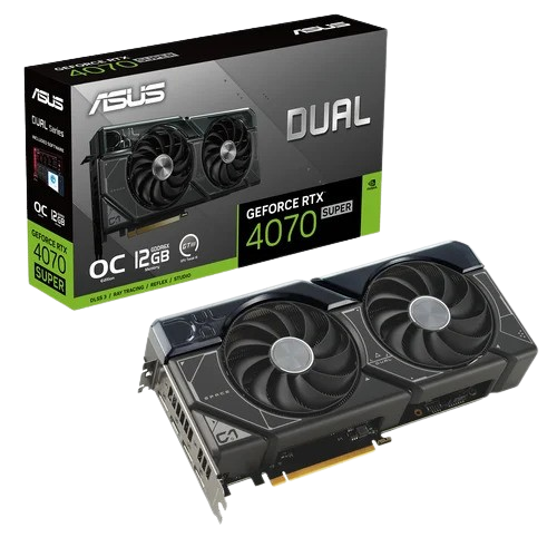 Asus DUAL-RTX4070S-O12G -Seconde Vie-Parfait Etat - Carte graphique - 0