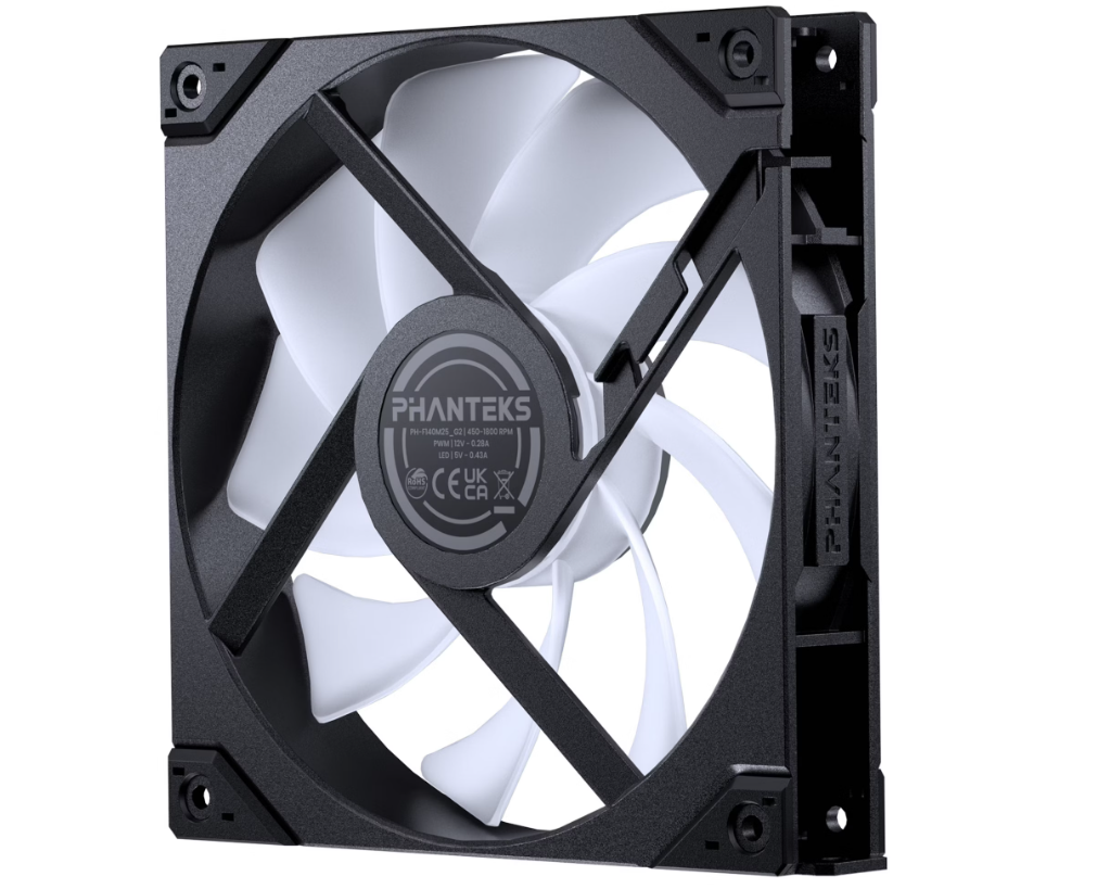 Phanteks M25 Gen2 PWM Noir 140mm D-RGB - Ventilateur boîtier - 2