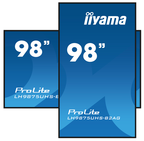 Iiyama ProLite LH9875UHS-B2AG (LH9875UHS-B2AG) - Achat / Vente Affichage dynamique sur Cybertek.fr - 1